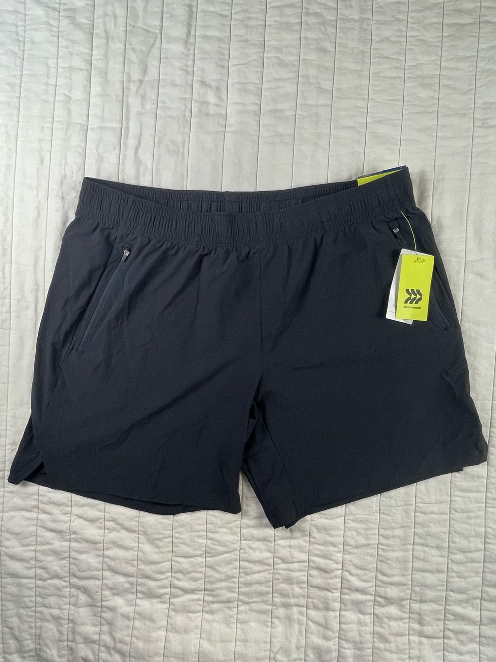 all in motion Black Athletic Running Shorts Large NWT